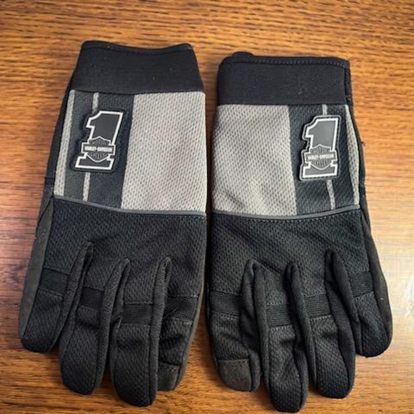 Harley Davidson Full Lined Glove 1Logo - Picture 1 of 4